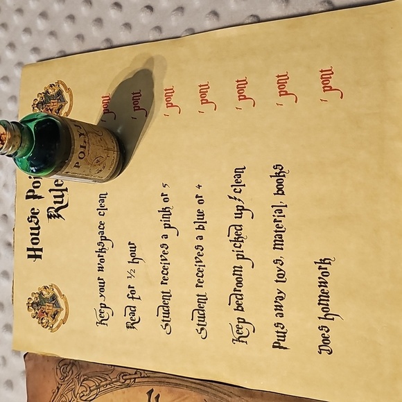 Decorative Harry Potter Themed Prop Signs and Potion Bottle - Picture 3 of 4